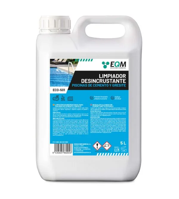 Limpiador Desincrustante Piscinas Cemento y Gresite