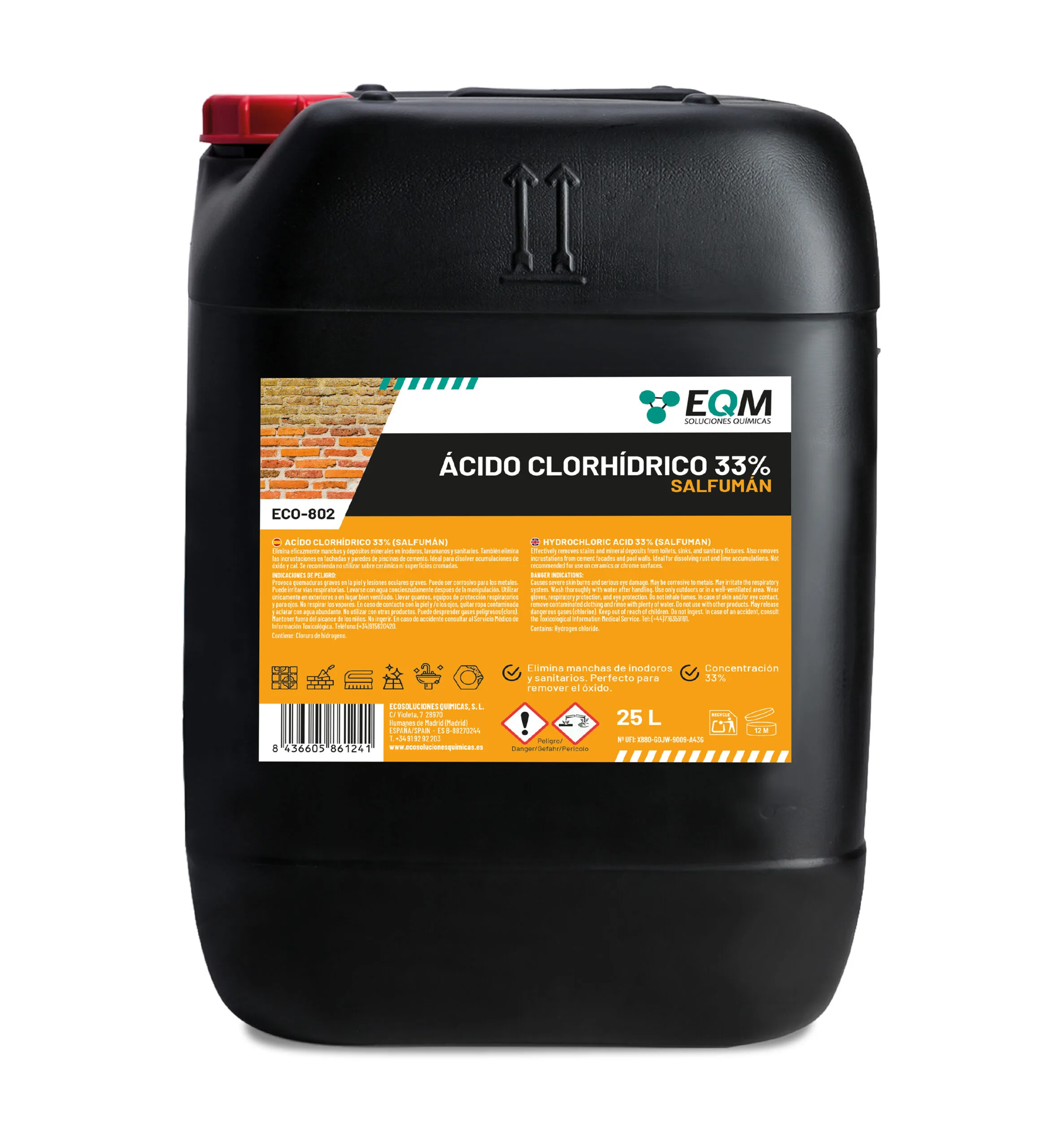 Ácido Clorhídrico (Salfumán)