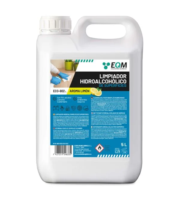 Limpiador Hidroalcohólico para Superficies Limón