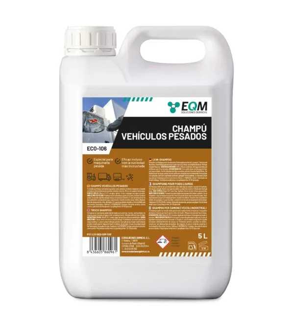 Shampooing pour véhicules lourds